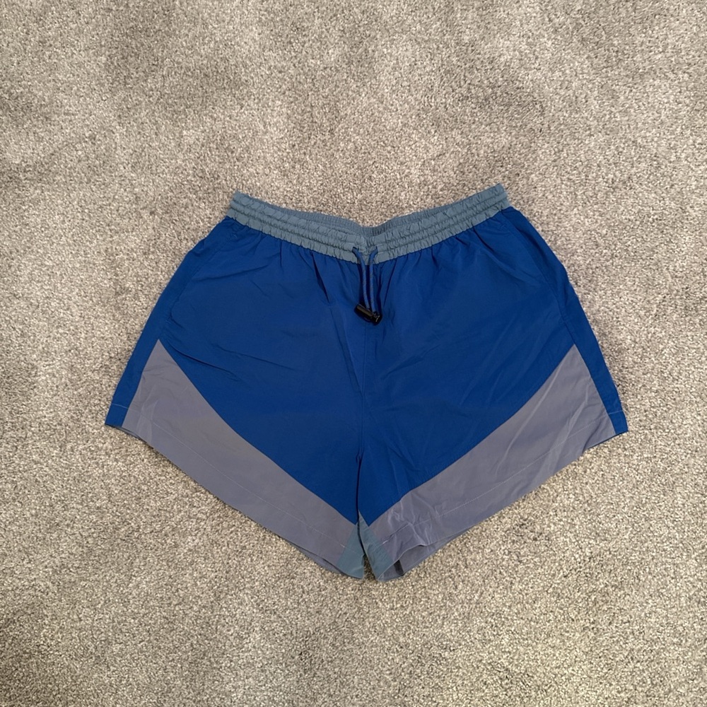 Blue and Gray Lululemon Shorts
